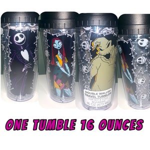 🎃 Disney Nightmare Before Christmas Tumbler 16 Ounces